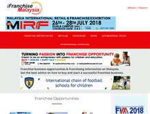 Tablet Screenshot of ifranchisemalaysia.com